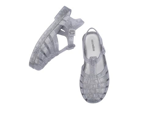 Image of mini melissa Possession Jelly Fisherman Sandal for Toddler and Kids | Iconic Fisherman Jelly Sandal for Toddlers & Girls, Adjustable Buckle, Waterproof, Bubblegum Scent, Play & Dress Shoes