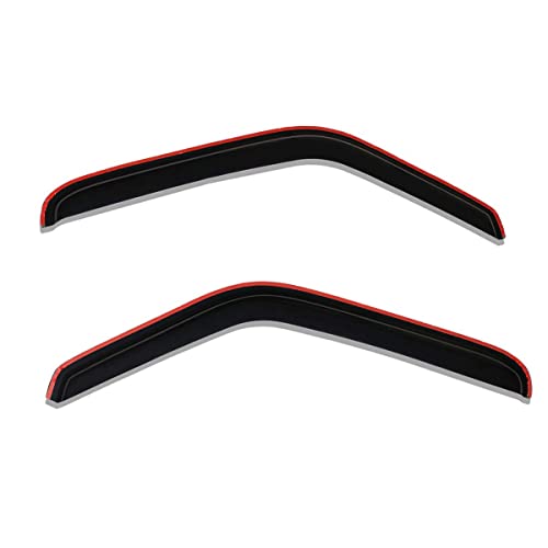 Lightronic Extra Durable Clip-on In-Channel Auto Vent Window Visor, Fit 1992-2006 Ford E-series Econoline Vans E-150, E-250, E-350 & E-450 Super Duty, UV Protect Rain Guard Wind Deflector, Smoke, 2Pcs by Lightronic - Used condition - Image 4