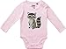 Kleckerliese Baby Body Vintage Sprüche Jungen Mädchen Langarm mit Motiv Tiere Waschbär, LightPink,62