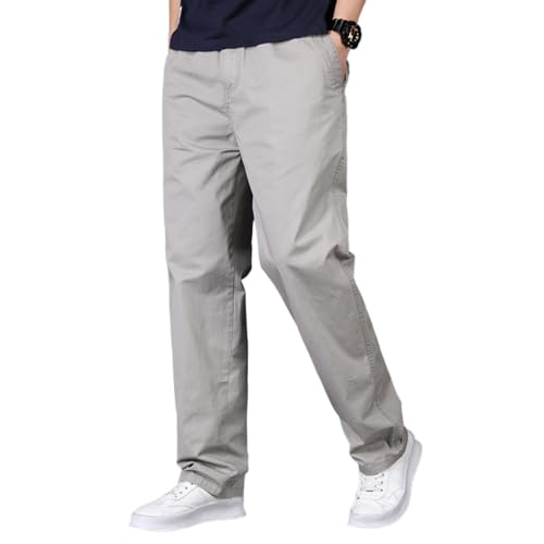 Puliam Mens Stretch Pants, Bromute Pants for Men, Easetactic - Flex Fit Zipper-Pocket Durable Pants
