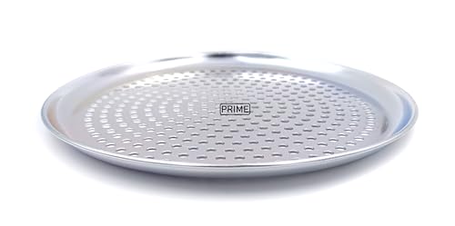 Image of Prime Bakers and Moulders Perforated Pizza Tray for Oven, Round (Aluminum, 7 Inch)