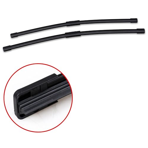 Image of BOSCH 3397009843 AeroTwin Wiper Blade Combo Pack - Set of 2 (22 inch & 22 inch) | Driver and Passenger Side Original Equipment Replacement Blades