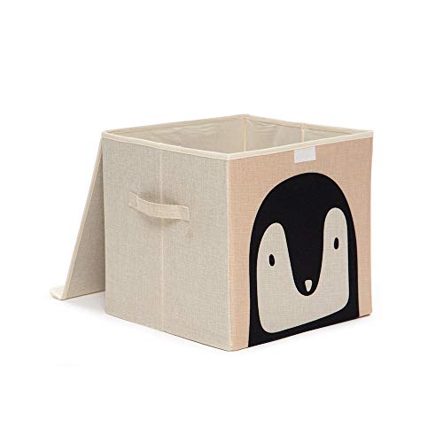 Caixa Organizadora Infantil Com Tampa - Pinguim