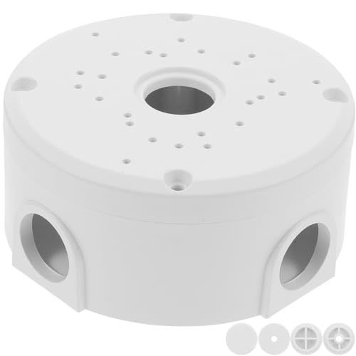 Caja de cable de extensión para interior y exterior Ciieeo, protector de conexiones de plástico 4
