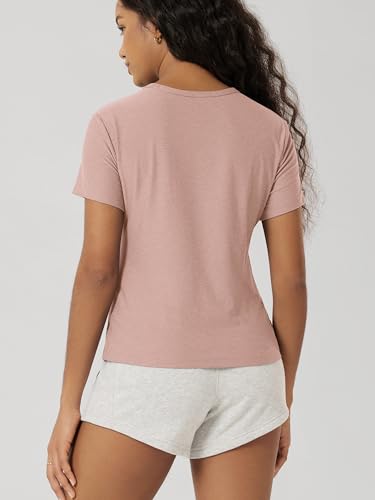 Image of ODODOS Women's Short Sleeve Performance T-Shirts - Ultra Soft odSTRATUM Tech Crew Neck Tee UPF 50+ Essential Top