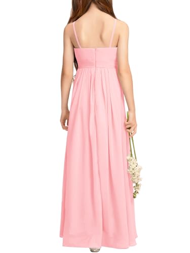 Imily Bela Girls Chiffon Dresses Formal Sleeveless Junior Bridesmaid Wedding Party Maxi Dress2