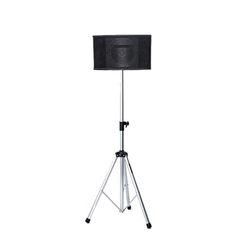 BXYXJ Supporti Casse Acustiche - 1 Pezzi Altezza 43.3-68.8in (Altoparlanti Non Inclusi), Altezza Regolabile Speaker Stand Monti, Universal Argento Floor-Standing Tripod