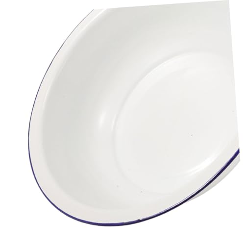 Tazón esmaltado para lavado de 32 cm Blanco miniatura 3