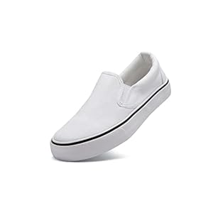 Low-Top Slip Ons Women's Fashion Sneakers Casual Canvas Sneakers for Women Comfortable Flats Breathable Padded Insole Slip on Sneakers Women Low Slip on Shoes