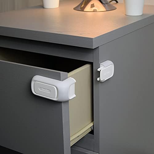 BeeGo® Child Safety Drawer & Cupboard Locks, Baby Proof (4 x Pack)
