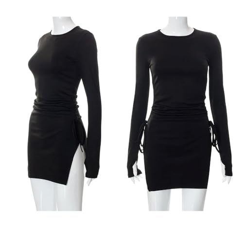 Sexy Black Dress for Women Long Sleeve Bodycon Dress Black Bodycon Dress Sexy Black Dress Long Sleeve Dress4