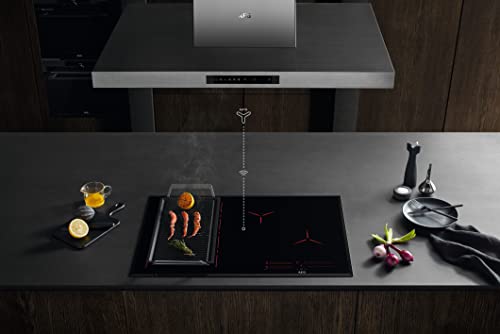 AEG-ILB64334CB-Built-In-Induction-Hob-3000-Series-60cm-Black-Glass-Top-4-Zone-Heating-Elements-Touch-Control-with-LED-Display-3000W