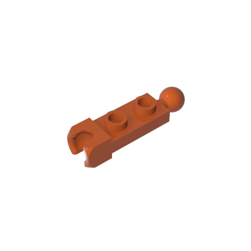 14419 Hinge Plate Special 1x2 with 5.9mm End Cup and Towball, 50 PCS