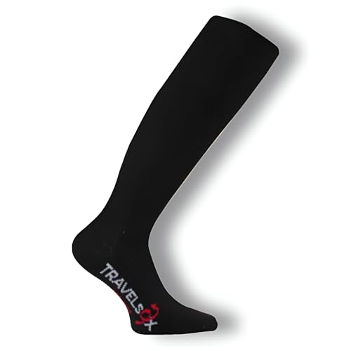 Travelsox Flight OTC Patented Graduated Compression Travel Socks TS1000