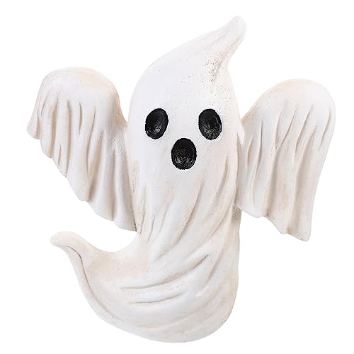 INOOMP Halloween Ghost Lamp Figurine Spooky Pumpkin Decor for Indoor Home Halloween Themed Table Decoration for Costume Parties and Festive Ambience