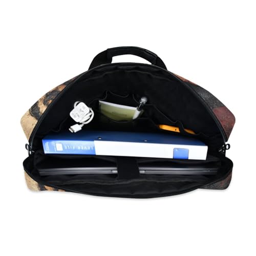 Bolso de hombro para laptop con diseño de árbol y múltiples bolsillos miniatura 7