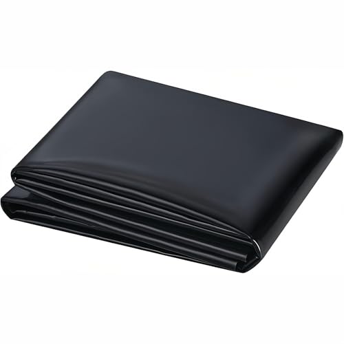 Kiuiom Telo Laghetto,Gardens Pools Membrane,Laghetto per Pesci di Grandi Liner,Fodera Laghetto Flessibile per Piscina Giardino,Rafforzare Ebellezza Dell'ambiente,Pellicola Sigillante,Nero