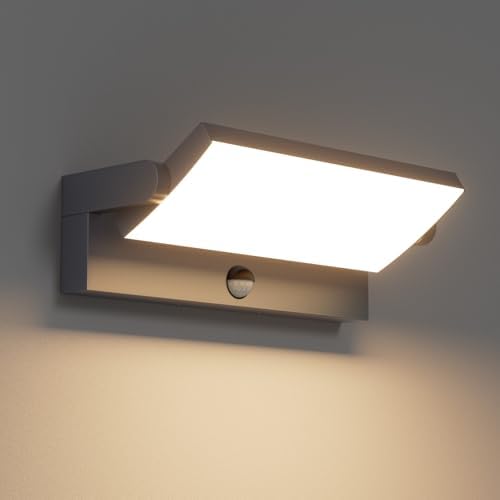 Modern LED Outdoor Motion Sensor Waterproof Wall Lamp With Human Body Sending Motion For Garden Courtyard Corridor Lighting - View #9