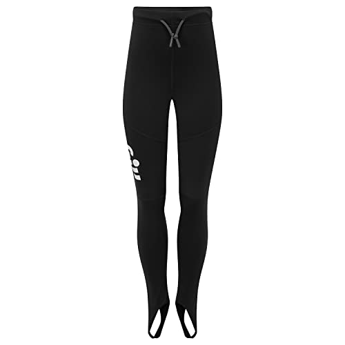 Gill Hydrophobe Thermal Leggings Water Repellen 50+ UV Sun Protection Watersports, Paddleboard, Kayaking, Surfing, SUP Black