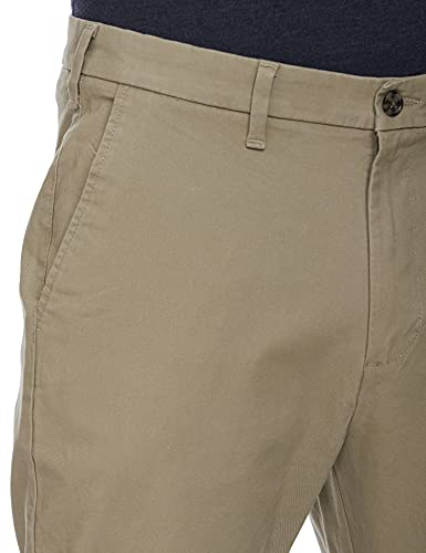 Image of Marks & Spencer Mens Solid Mid Rise Slim Fit Chinos