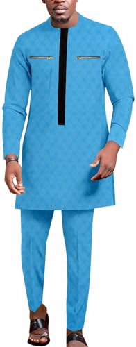 Ensemble africain 2 pièces Dashiki homme tenue traditionnelle de cérémonie