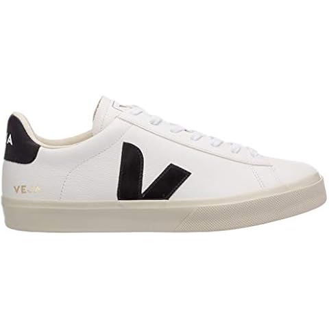 Veja Men's Campo Sneaker, Extra White/Black, 10 Medium US Cover