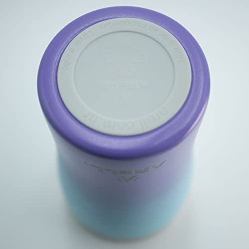 COPO TÉRMICO ARELL COM ISOLAMENTO A VÁCUO TULIP PINT DE 500ML PURPLE RAIN