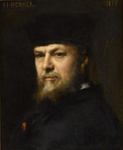 Impression d'affiches d'art pour salon élégant avec le portrait Jean-Jacques Henner