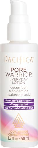 Pore Warrior Everyday Lotion - Cucumber by Pacifica for Women - 1.7 oz Lotion, White, 50.28 ml (Pack of 1)