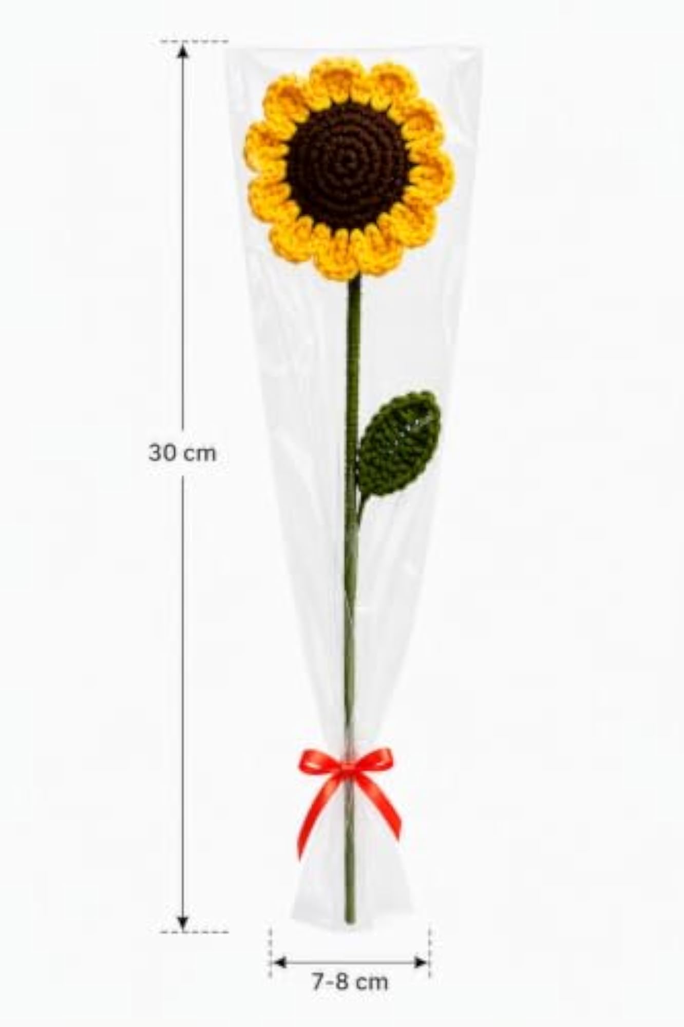 Handmade Crochet Sunflower Gift for Home Decor