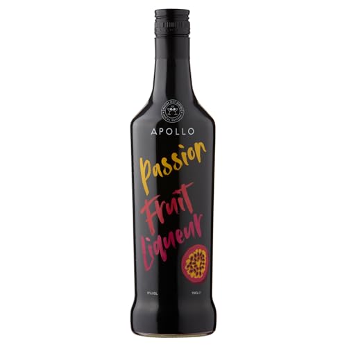 Apollo Passion Fruit Liqueur for Passionfruit Cocktails & Pornstar Martini Artisan Real Fruit Flavoured Liquor 17% Alcohol Drink Classic Cocktail Ingredient & Natural Flavour for Home Bar 70cl