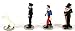 United Labels Set of 4 Collectible Figurines Tintin, Snowy, Haddock, Thomson and Thompson