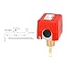 Solimeta Liquid Water Oil Water Flow Sensor Switch Paddle Type SPDT R3/4 250V 15A IP54 HFS-20 Red