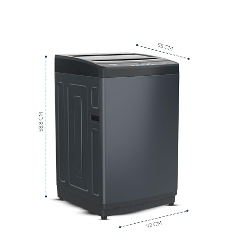 Nikai 10 Kg Fully Automatic Top Loading Washing Machine with Pump Models, Auto Imbalance Control, Silent Operation, Quick Wash, Stainless Steel Drum, Power Off Memory, Child Lock - NWM1000TQB