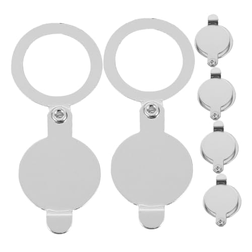 HEATSHAKING 6個銅製ドアスコープカバー 玄関ぞき穴防止 ほこり湿気ガード 取付簡単 住宅 アパート ホテル用プライバシー保護用品