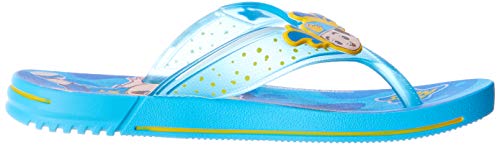 Chinelo Luccas Neto Super Flop Meninos Azul/Azul/Amarelo 33/34