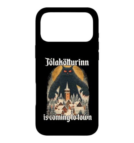 Jolakotturinn Yule Cat �A�C�X�����h�̃N���X�}�X�L �X�}�z�P�[�X iPhone 17 Pro Max �p