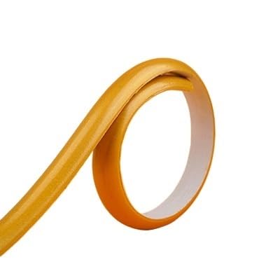 Kxcvbnklj Gold Wall Decorative Strip, Wall Quadrant Trim Peel And Stick Backsplash Edge Corner Decor Molding Multicolor(Gold)