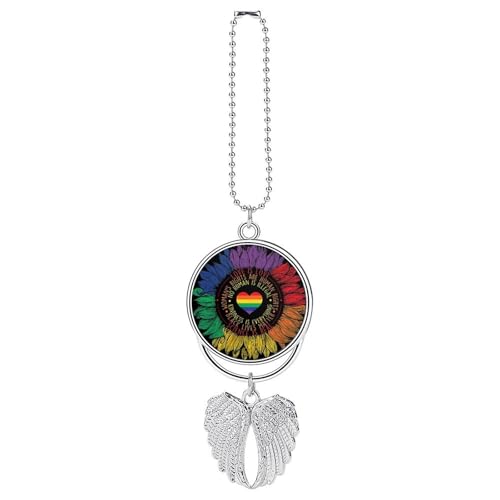 HTSAHKV LGBT Pride Rainbow Gay Sunflower Science is Real Love