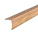 M-D Building Products 32010 1-1/8 in. X 1-1/8 in. X 72 in. Oak Aluminum Metal Decor® Stair Edging w/Screw Nails