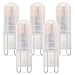 G9 LED Lampe 2W Ersatz Für Halogenlampe G9 28W 25W 20W, G9 LED Warmweiß 2700K, AC 220V-240V, G9 LED Leuchtmittel, CRI 85+, Kein Flackern, 360 Grad Winkel, Nicht Dimmbar, 5er Pack