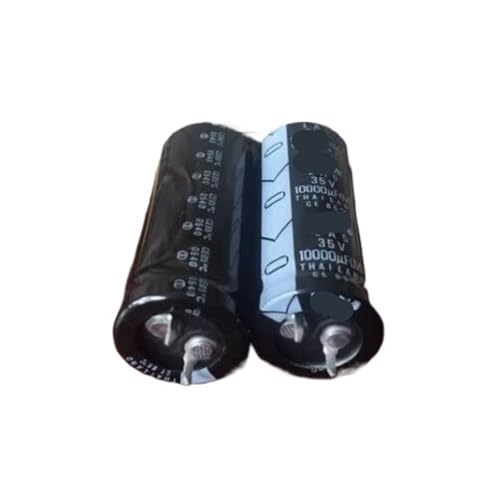 Condensador electrolítico 10000uF 35V para filtro de audio en pack de 2 piezas