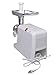 TMS Electric 2.6 HP 2000 Watt Industrial Meat Grinder Butcher Shop 3 Cutting Blades (White)