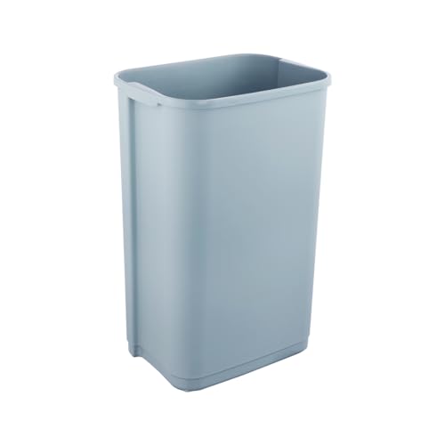 keeeper Mülleimer mit Schwingdeckel, 50 l, 38,5 x 29 x 66 cm, Swantje, Blau (Nordic Blue)