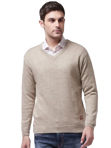 Image of Pivl Men's Winter V Neck Solid Sweaters ||Winterwear||