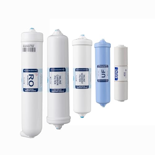 Image of KENT AMC Spare Kit - RO | Included Components High Flow RO Membrane, FRT 450, Inline Sediment Filter, Inline Carbon Filter, U.F. Membrane 8 inch, White