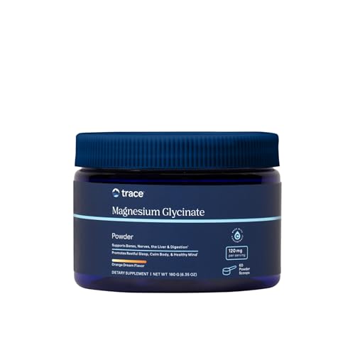 Trace Minerals Magnesium Glycinate Powder Orange Dream