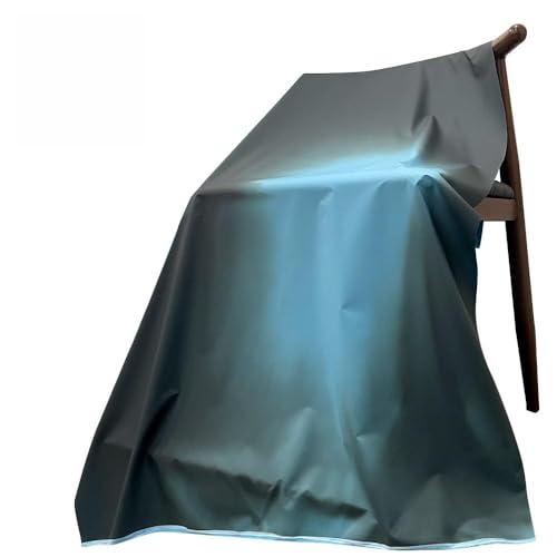 Thermochromic Heat Reactive Fabric Temperature-Sensitive Color-Changing Cloth Ideal for DIY Home & Commercial Use in Sun Protection Clothing, Down Jackets, etc. (Black to Blue)