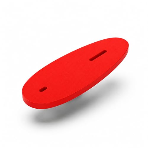 KICK-EEZ Stock Spacer for Shotgun or Rifle | Increase Length of Pull and Customize Stock Fit | Universal Grind to Fit | Made in the USA (1/4" Thick, Red)