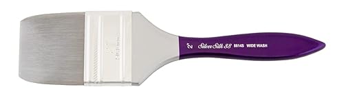 Silver Brush Limited 8814S Silver Silk Wide Wash Brush for